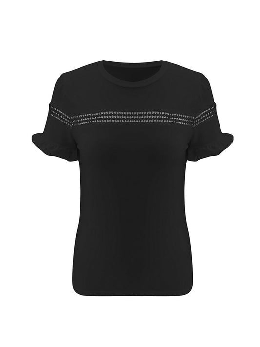 HOLLOW RUFFLED TOPS - BEYOU Apparel and Accessories, LLC