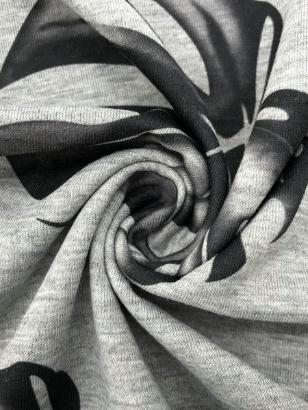 LEAVES PRINTED SHORT SLEEVE MINI DRESS - BEYOU Apparel and Accessories, LLC