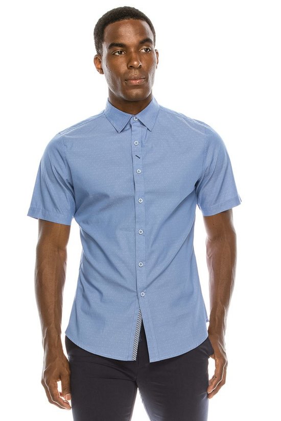 FASHION BUTTON MEN SHIRT - BEYOU Apparel and Accessories