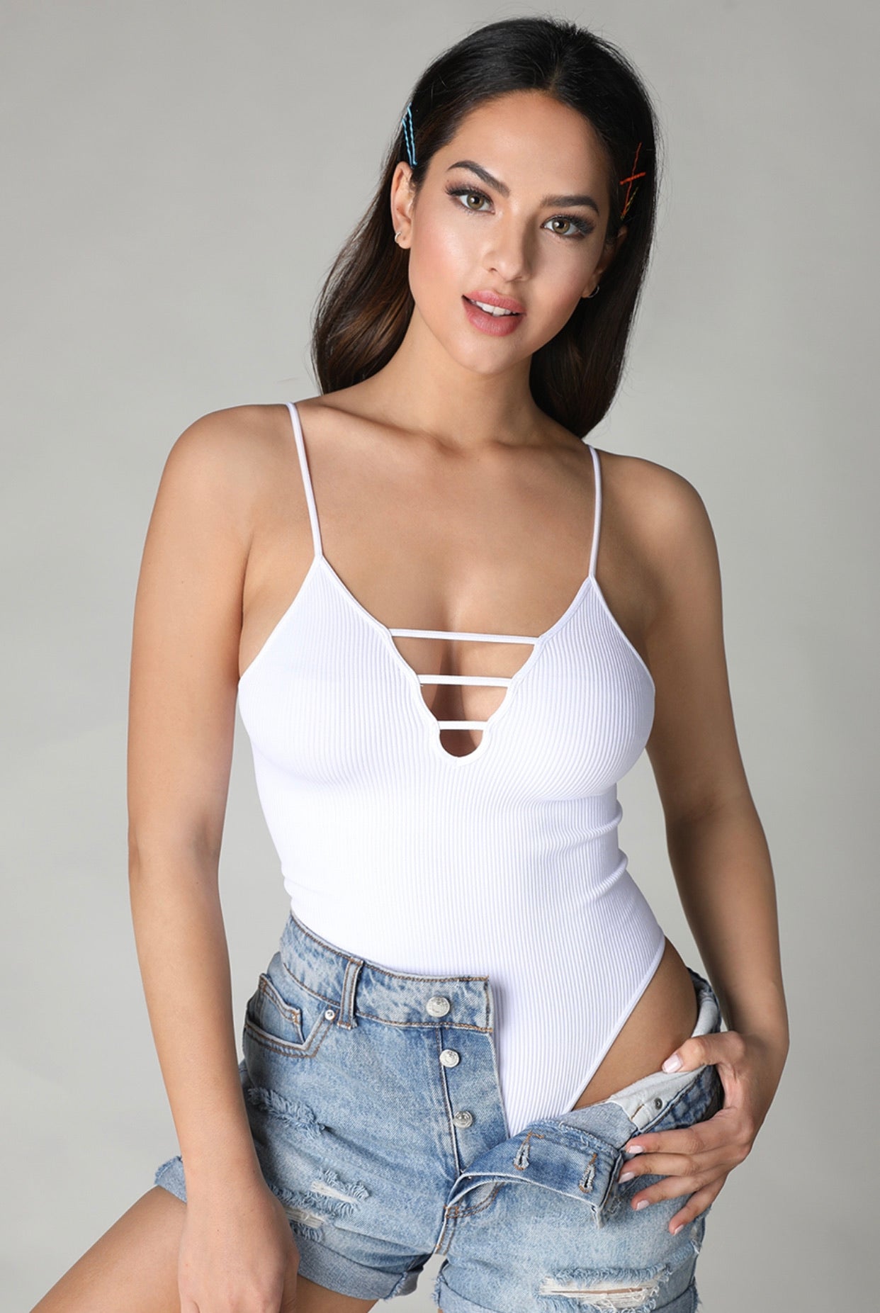 Ribbed Ladder Bodysuits New Arrivals - BEYOU Apparel and Accessories, LLC