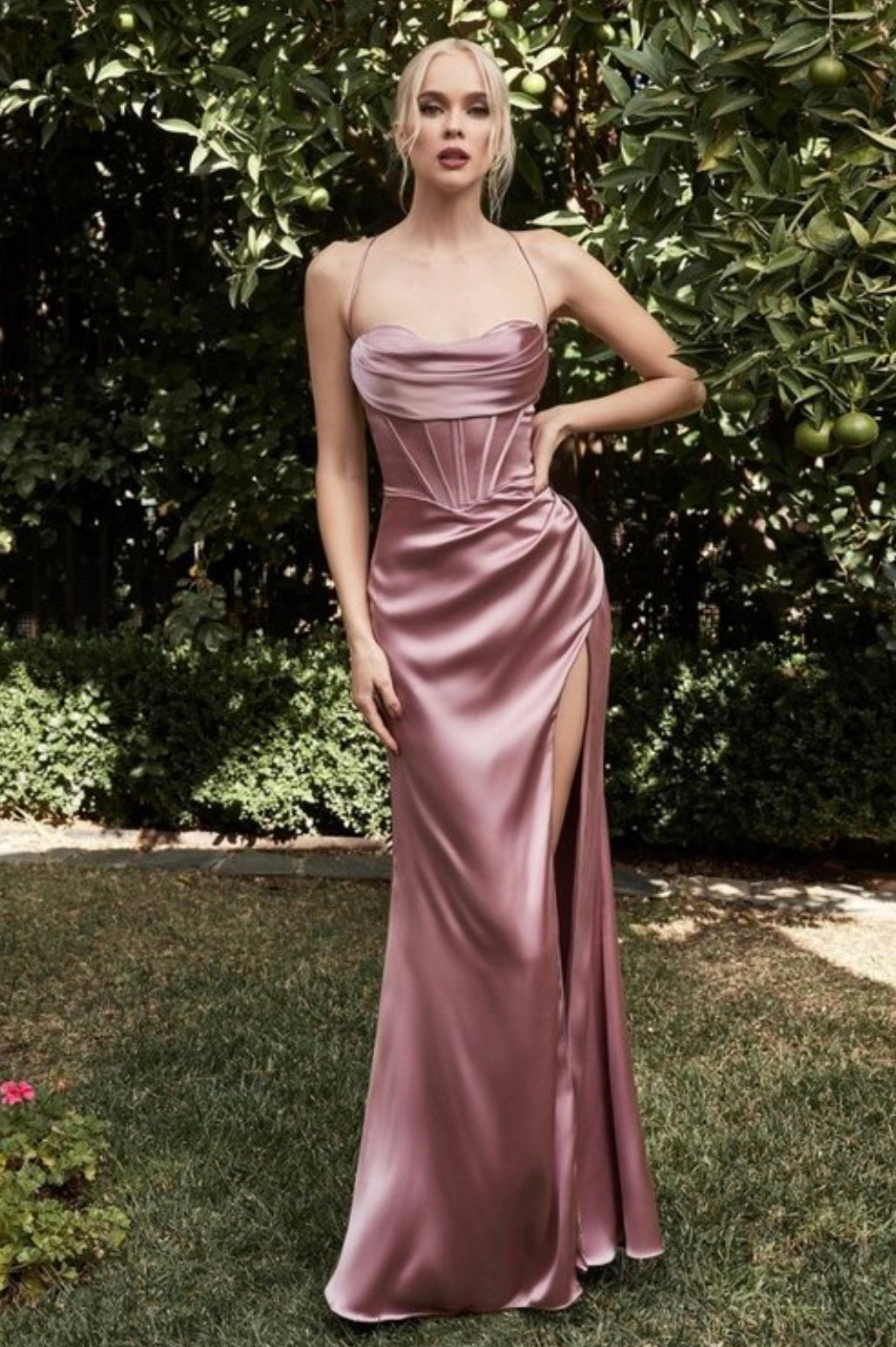 Sultry Bodice Corset Maxi Dress - BEYOU Apparel and Accessories