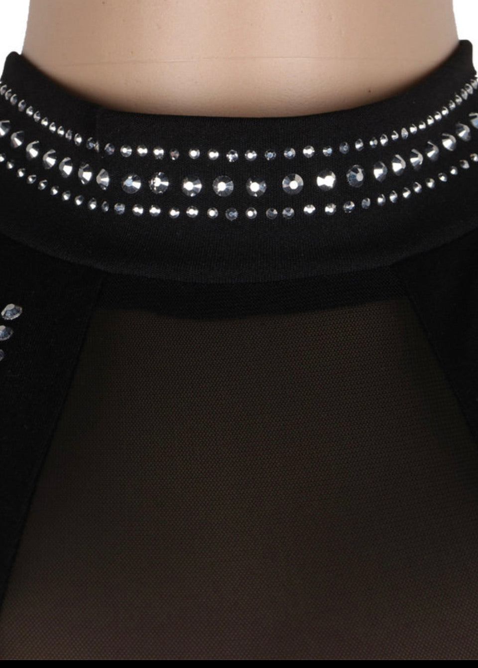 BACKLESS CROSSED STRAPS WITH RHINESTONES DESIGNS SLEEVELESS MIDI DRESS - BEYOU Apparel and Accessories, LLC