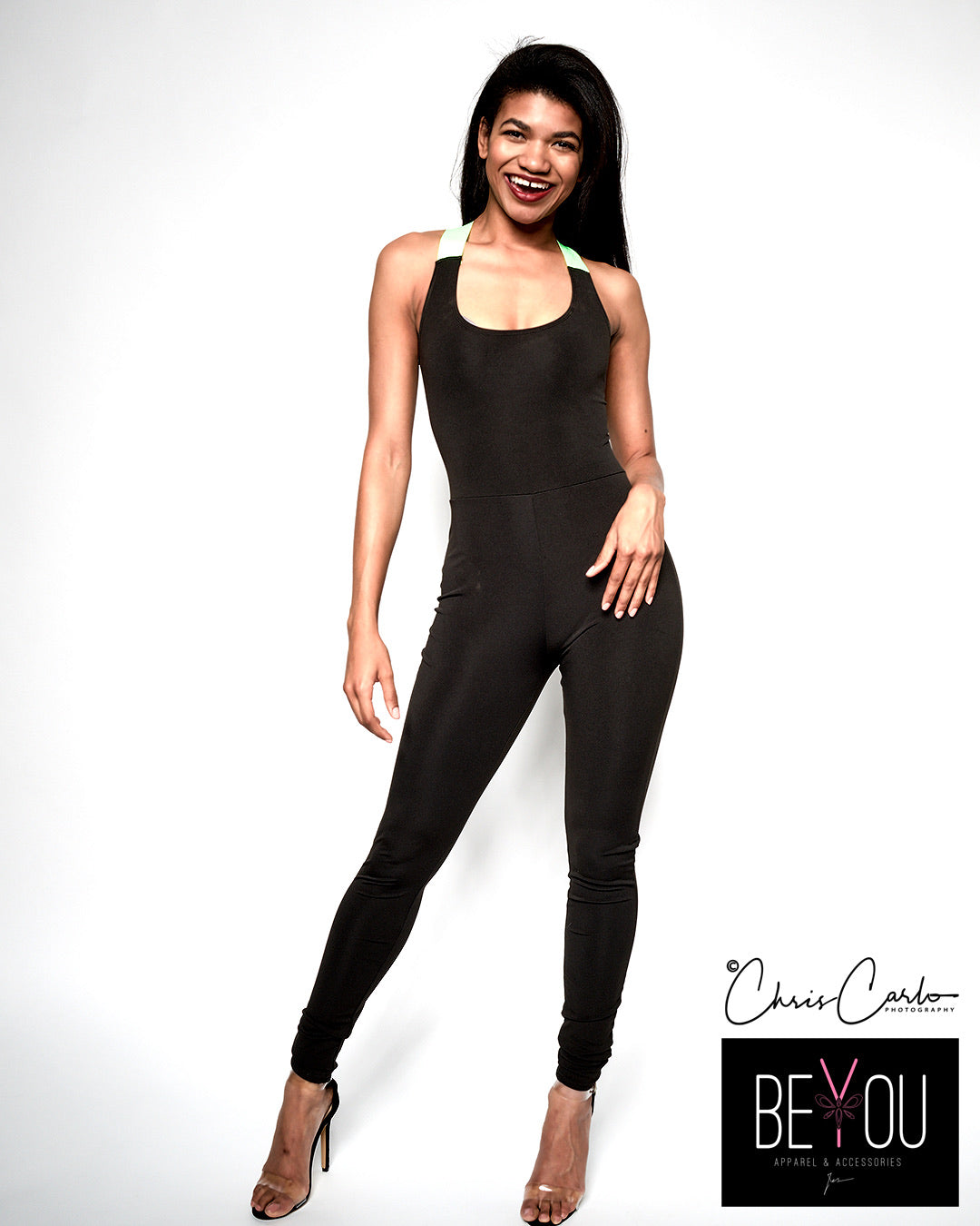 Athletic Sportswear Cross Belt Backless Jumpsuit - BEYOU Apparel and Accessories, LLC