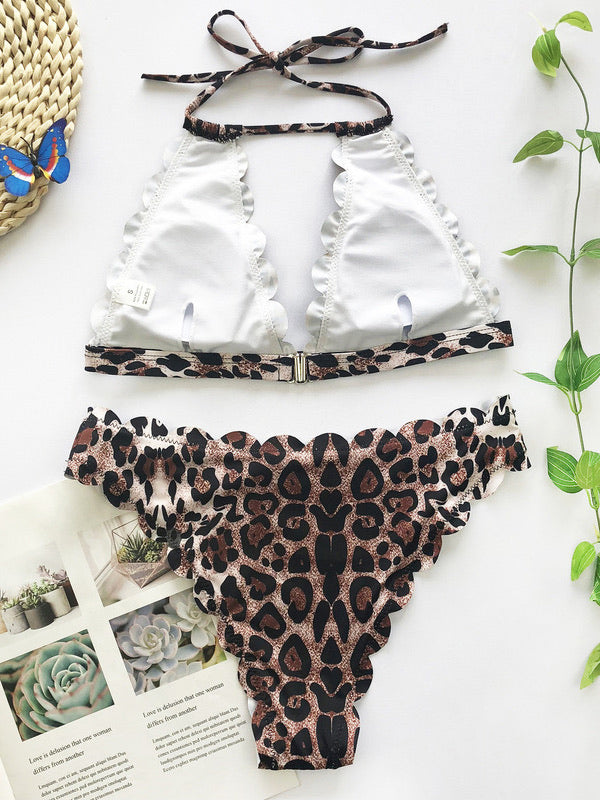 Sexy Animal Print 2 Piece Bikini Sets - BEYOU Apparel and Accessories, LLC