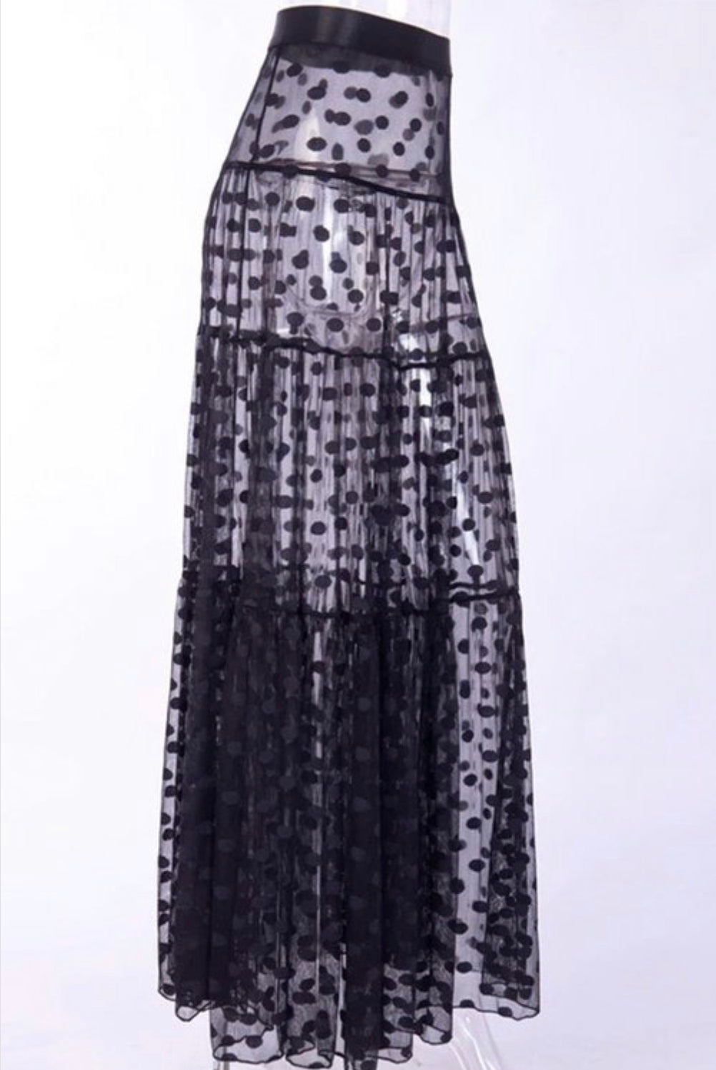 HIGH WAIST MESH COVER UPS TRANSPARENT SWIMSUIT SKIRT BIKINI COVER UP - BEYOU Apparel and Accessories