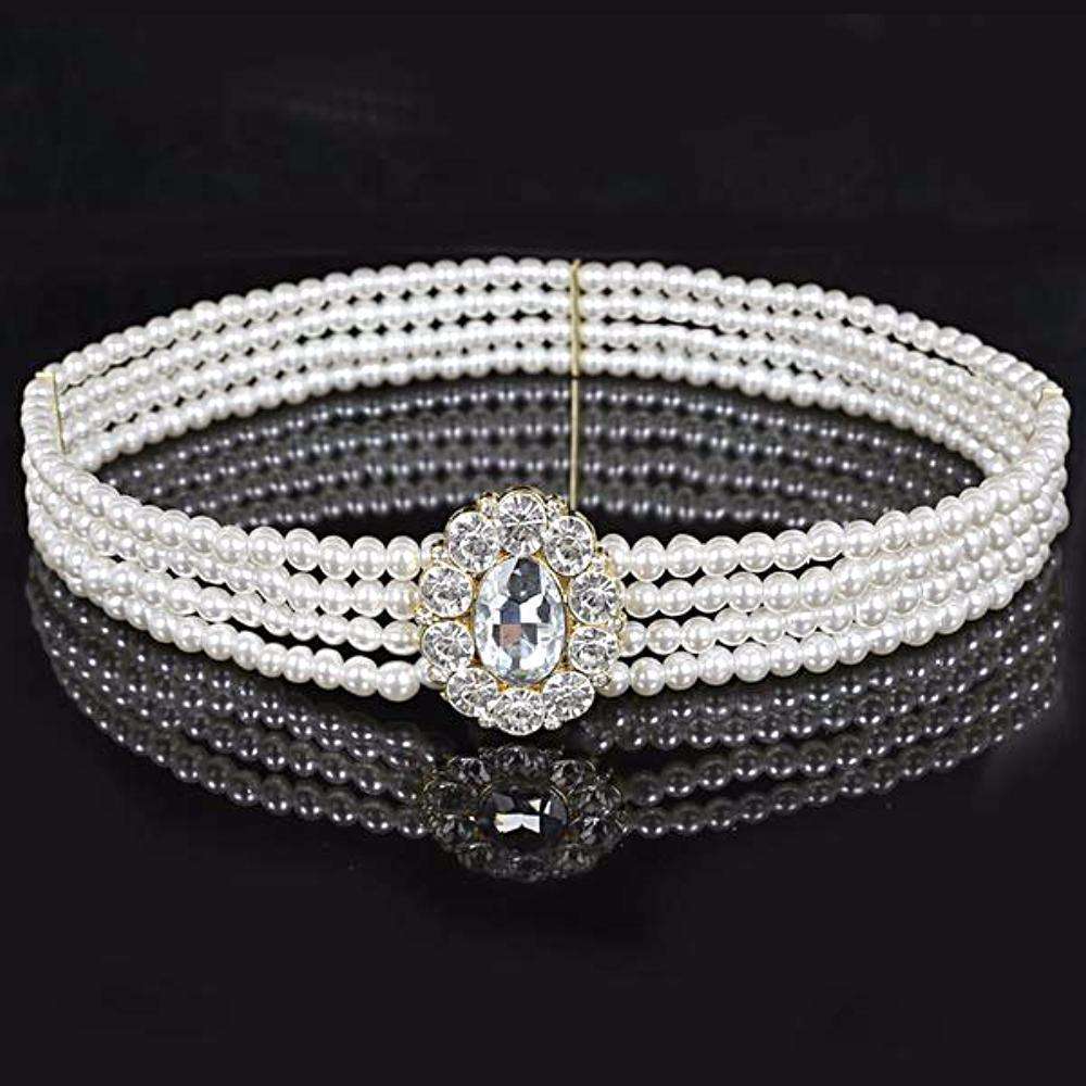 Sexy Beading Elastic Waist Belts - BEYOU Apparel and Accessories, LLC