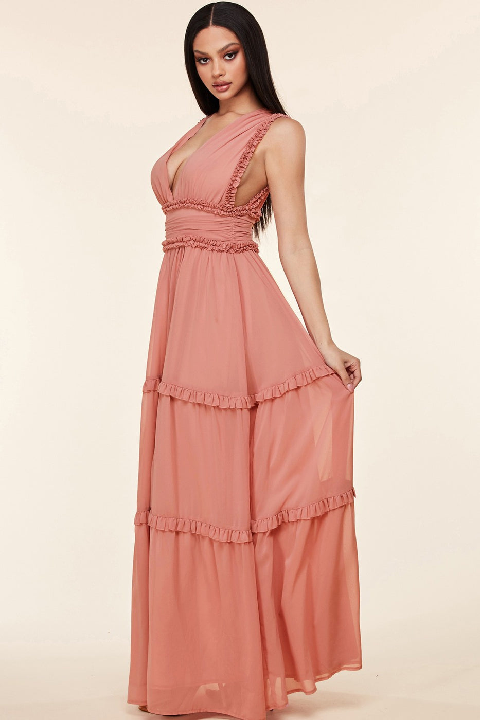 LATISTE MAXI DRESS NEW ARRIVALS - BEYOU Apparel and Accessories, LLC