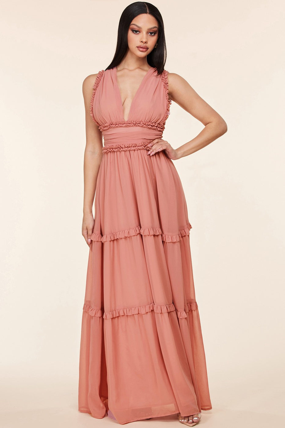 LATISTE MAXI DRESS NEW ARRIVALS - BEYOU Apparel and Accessories, LLC