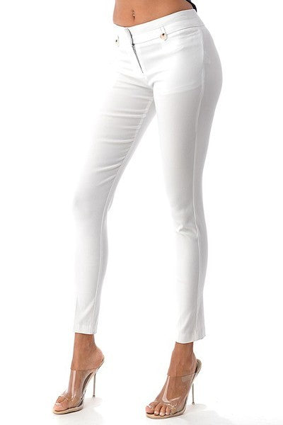 IN STYLE SKINNY CROPPED PANTS - BEYOU Apparel and Accessories