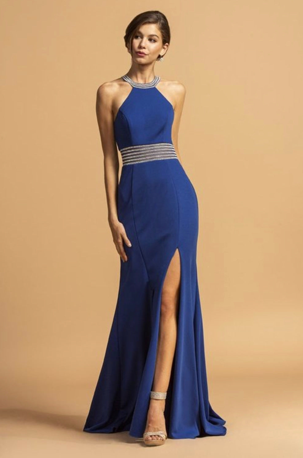 Sleeveless Side Slit Maxi Dress - BEYOU Apparel and Accessories